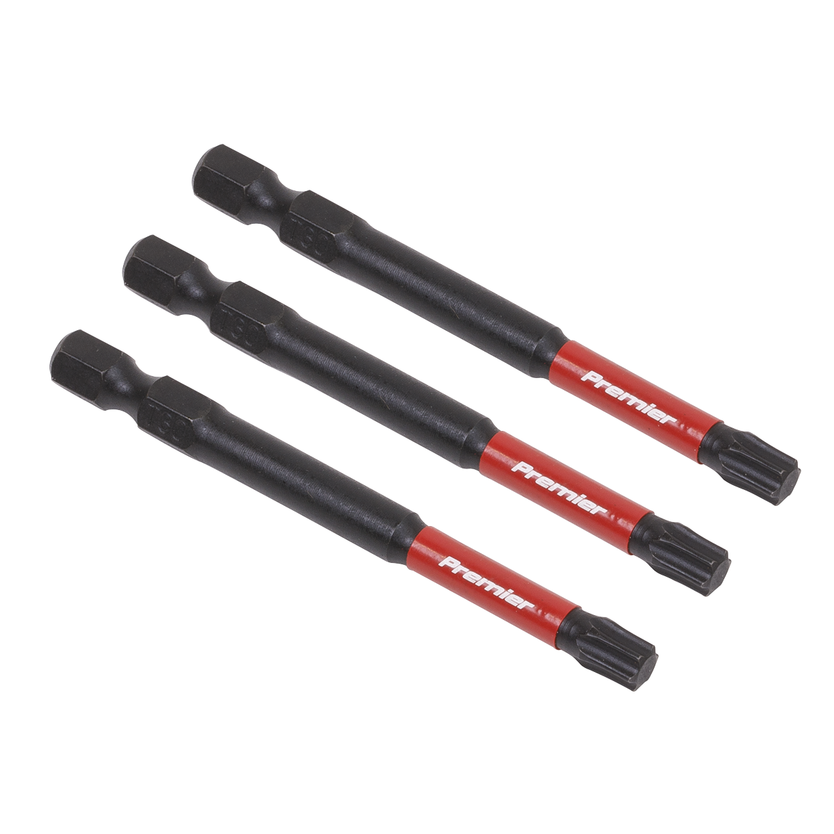 3pc 75mm TRX Star* T30 Impact Power Tool Bit Set
