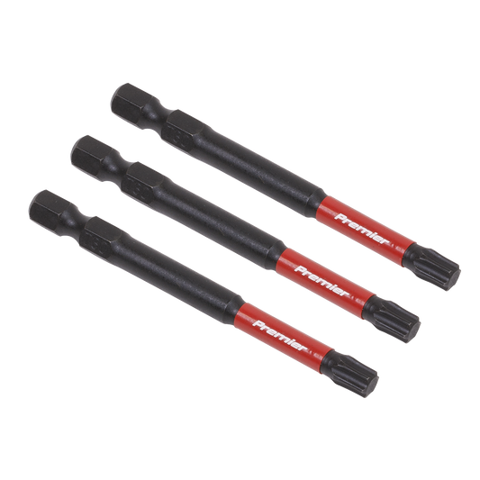 3pc 75mm TRX Star* T30 Impact Power Tool Bit Set