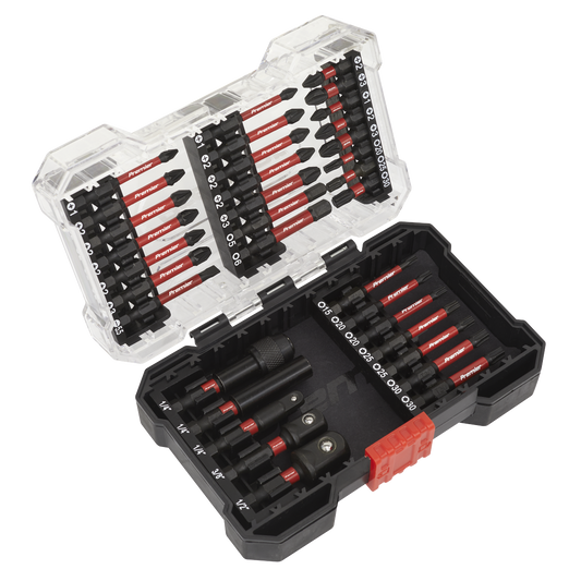34pc Impact Grade Power Tool Bit Set