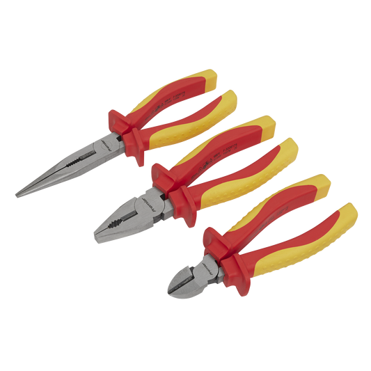 3pc Pliers Set - VDE Approved