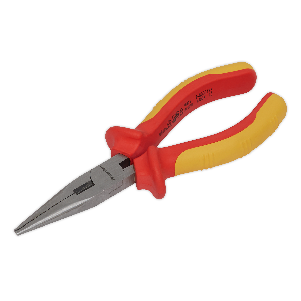 160mm Long Nose Pliers - VDE Approved