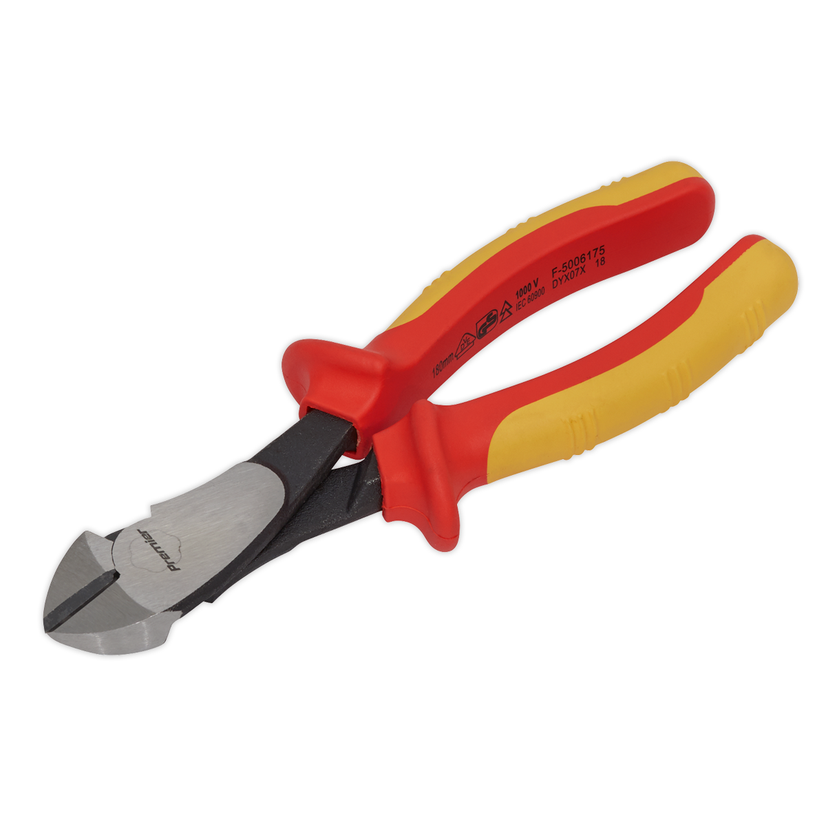180mm Heavy-Duty Side Cutters - VDE Approved
