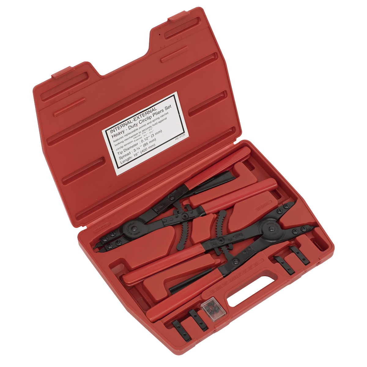 400mm Heavy-Duty Circlip Pliers Set