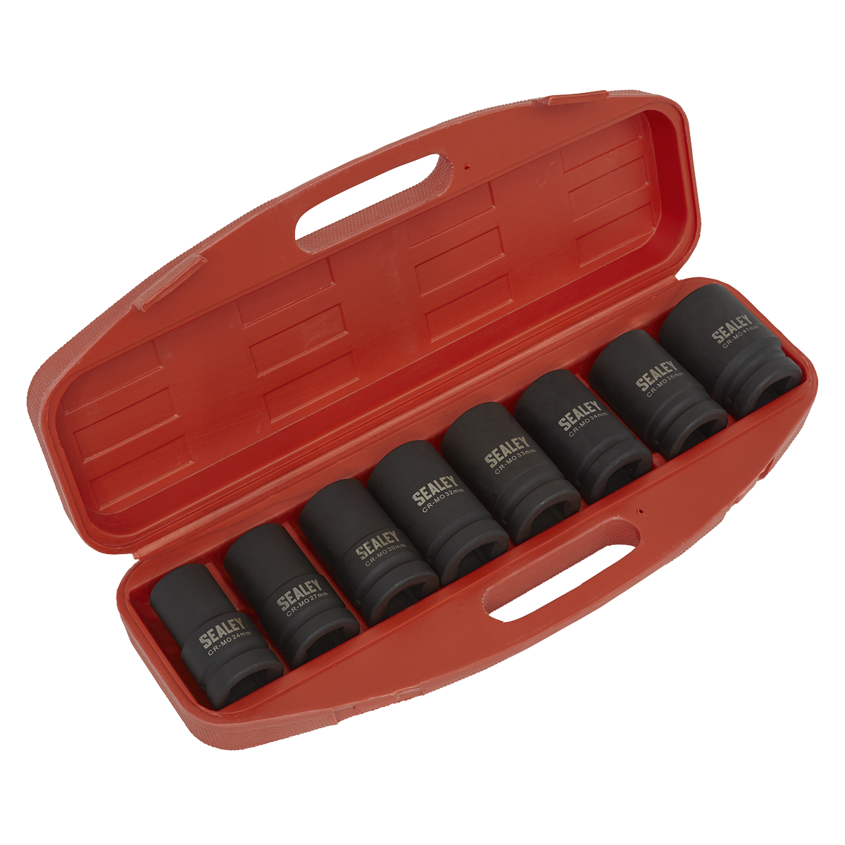 8pc 1"Sq Drive Deep Impact Socket Set