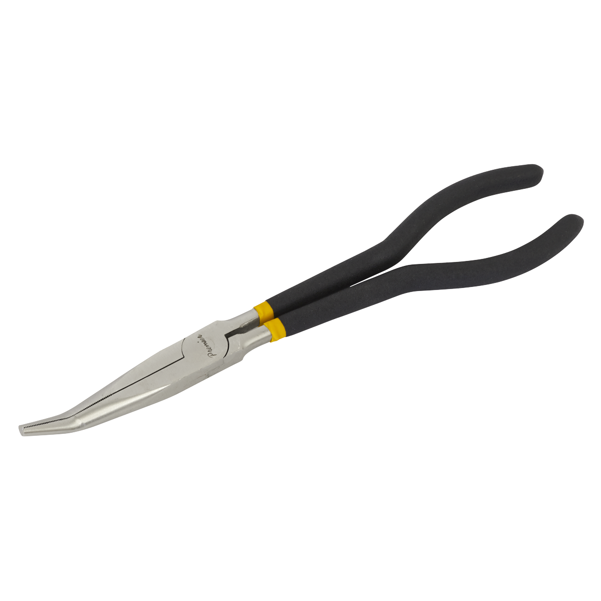 280mm Offset Needle Nose Pliers Ni-Fe Finish