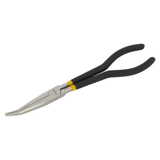 280mm Offset Needle Nose Pliers Ni-Fe Finish