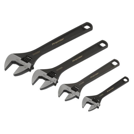 4pc Adjustable Wrench Set