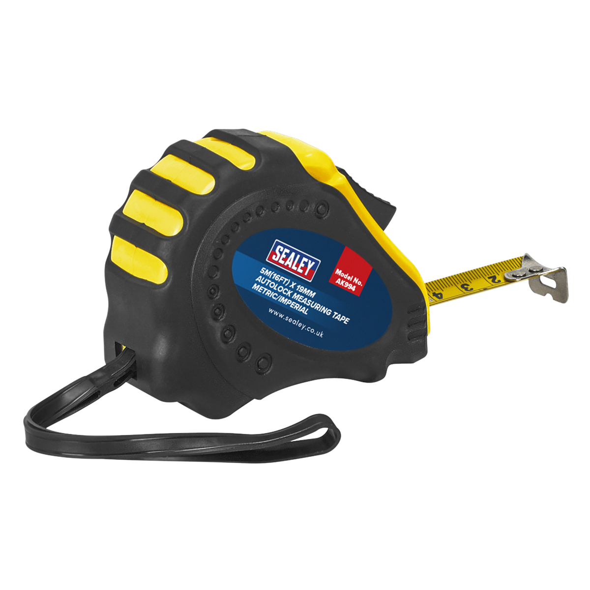 5m(16ft) x 19mm Auto Lock Tape Measure - Metric/Imperial