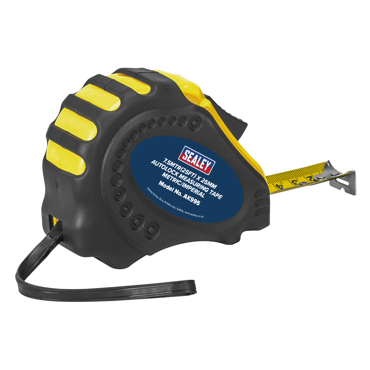 7.5m(25ft) x 25mm Auto Lock Tape Measure - Metric/Imperial