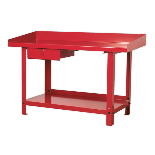 1.5m Steel Workbench with 1 Drawer