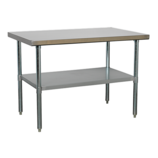 1.2m Stainless Steel Workbench