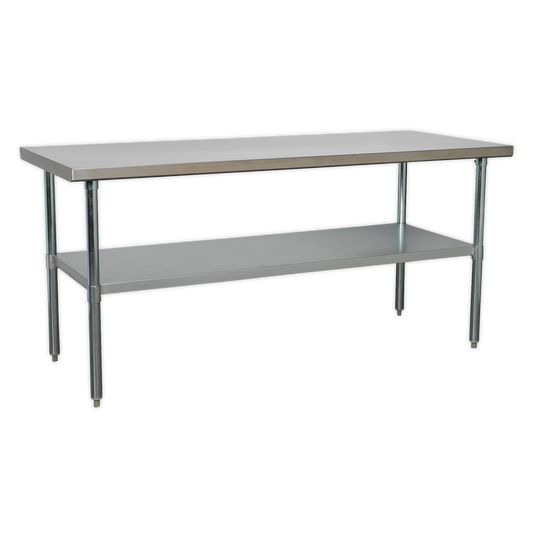 1.8m Stainless Steel Workbench