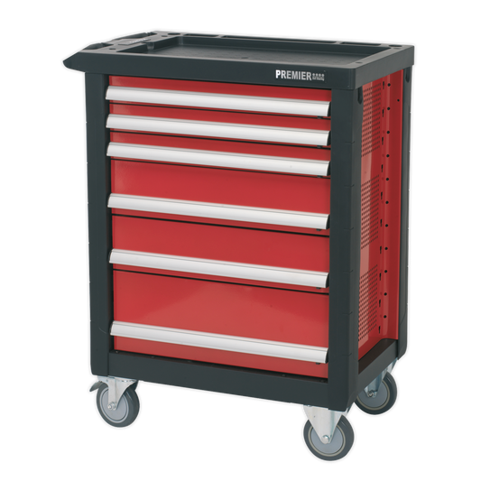 6 Drawer Rollcab with Ball-Bearing Slides