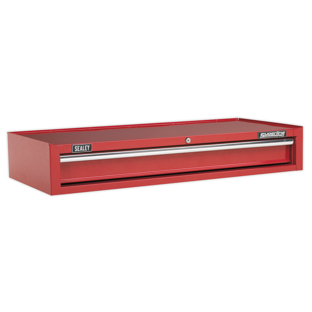 1 Drawer Mid-Box with Ball-Bearing Slides - Red