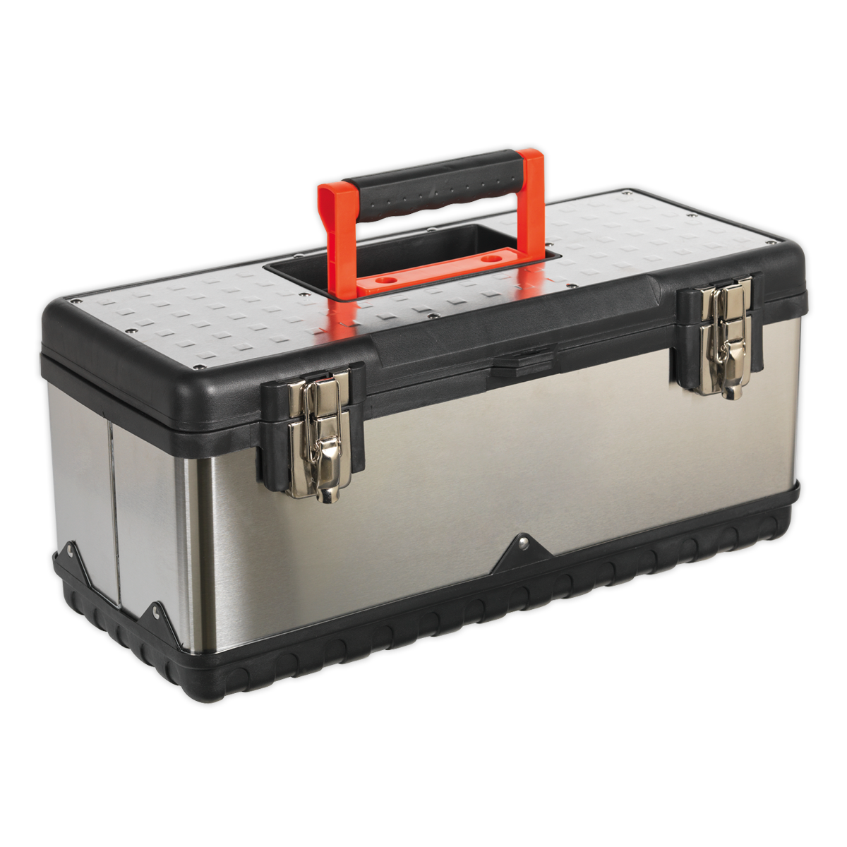 505mm Stainless Steel Toolbox with Tote Tray