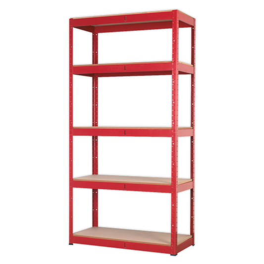 5 Shelf Racking Unit - 350kg Capacity Per Level