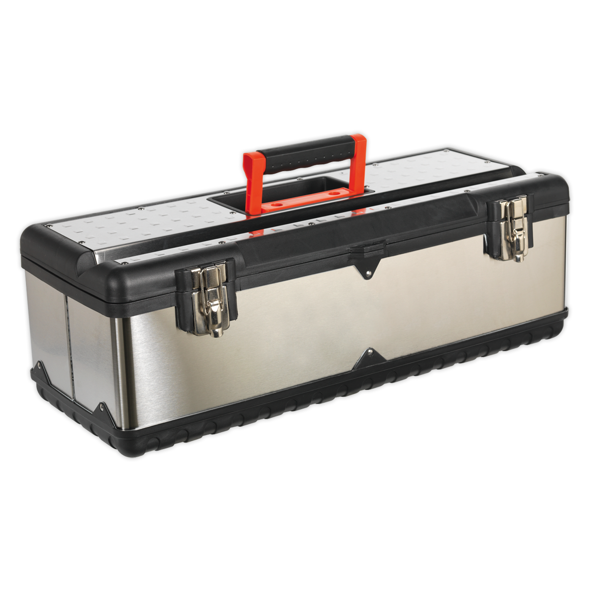 660mm Stainless Steel Toolbox with Tote Tray