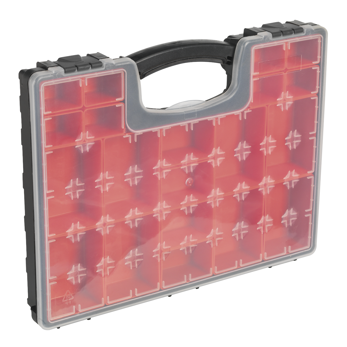 Parts Storage Case with 20 Removable Compartments