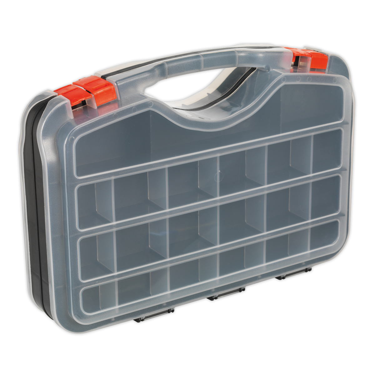 42 Compartment Double-Sided Parts Storage Case