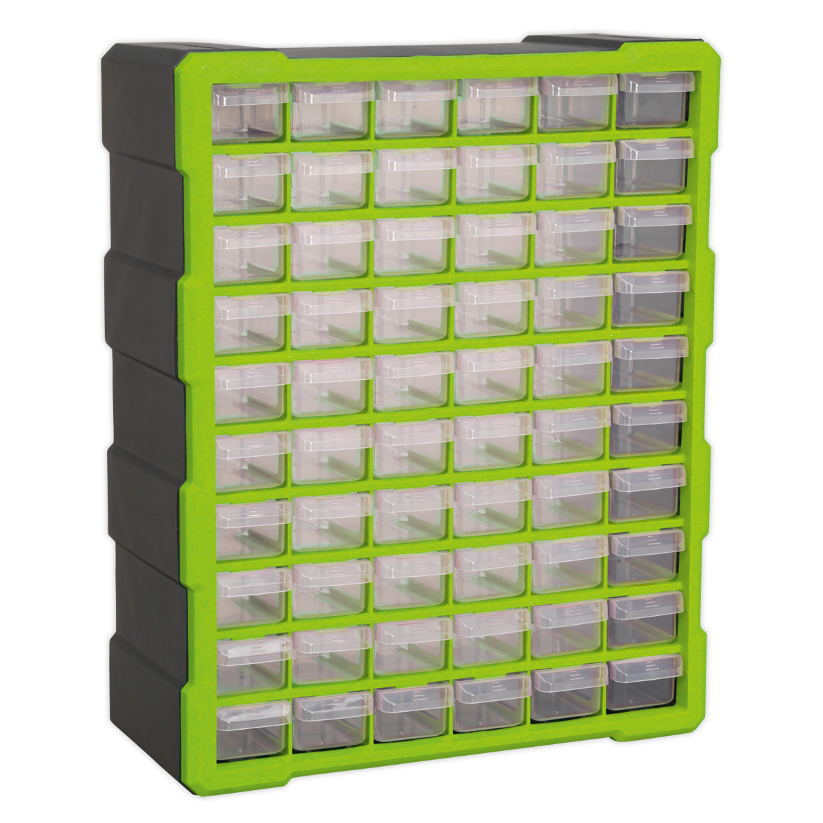 60 Drawer Cabinet Box - Green/Black