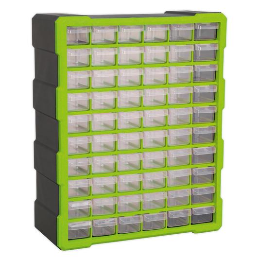 60 Drawer Cabinet Box - Green/Black