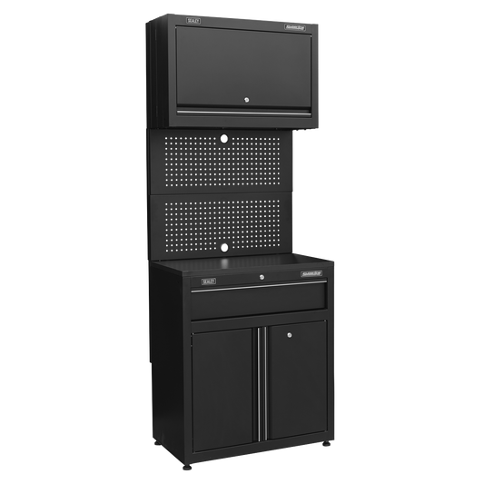 Rapid-Fit 1 Drawer Cabinet & Wall Cupboard