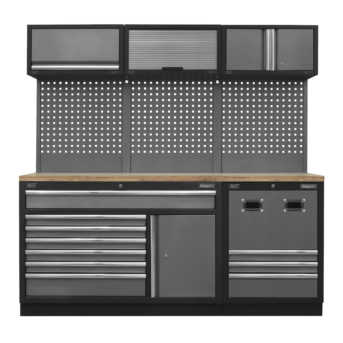 Modular Storage System Combo - Pressed Wood Worktop