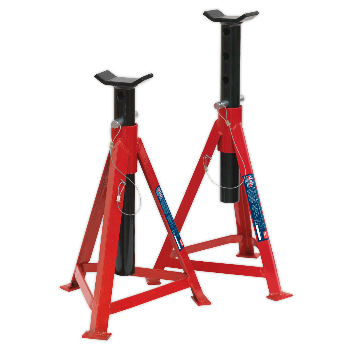 Axle Stands (Pair) 2.5 Tonne Capacity per Stand Medium Height