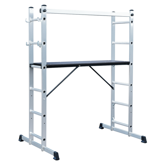 4-Way Aluminium Scaffold Ladder EN 131