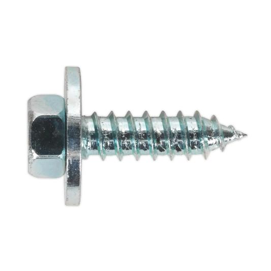 #12 x 3/4" Zinc Plated Acme Screw with Captive Washer - Pack of 100