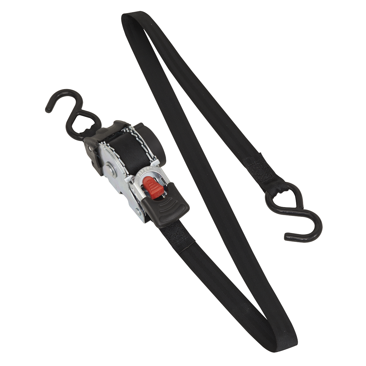 25mm x 3m Auto Retractable Ratchet Tie Down