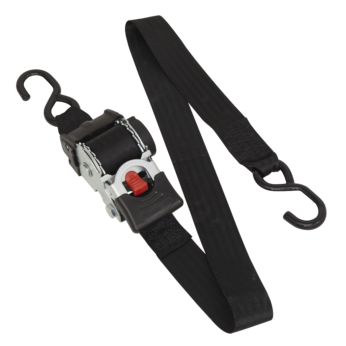 50mm x 3m Auto Retractable Ratchet Tie Down