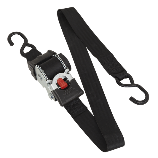 50mm x 3m Auto Retractable Ratchet Tie Down