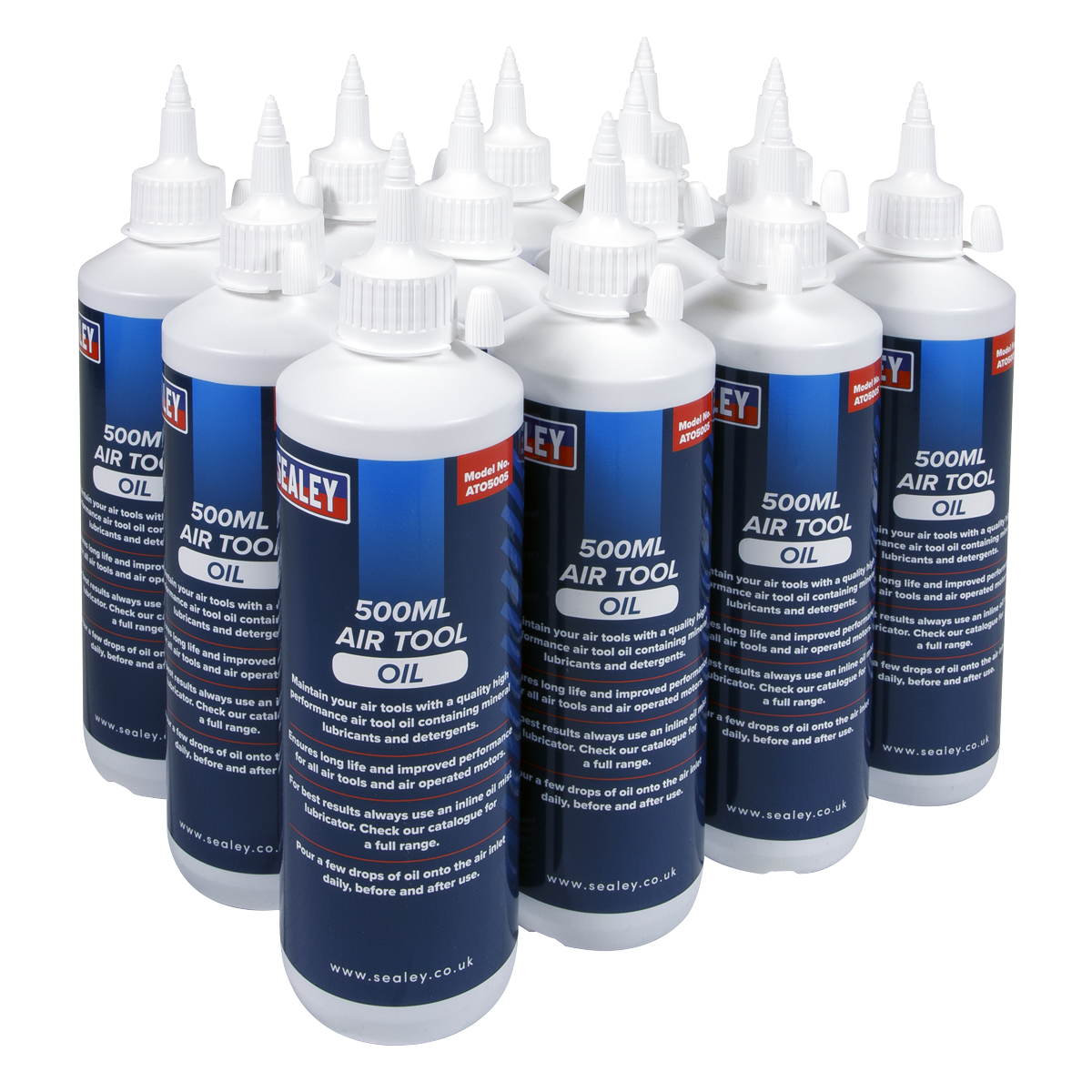 500ml Air Tool Oil - Pack of 12