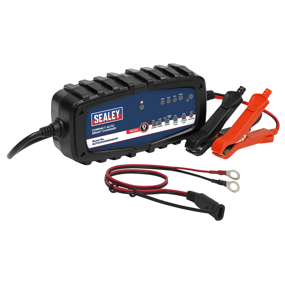 2A 9-Cycle 6/12V Compact Smart Trickle Charger & Maintainer