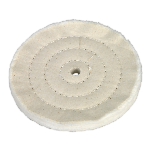 Ø150 x 13mm Buffing Wheel Ø16mm Bore - Fine