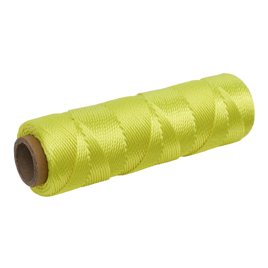 76m Braided Yellow Nylon Brick Line