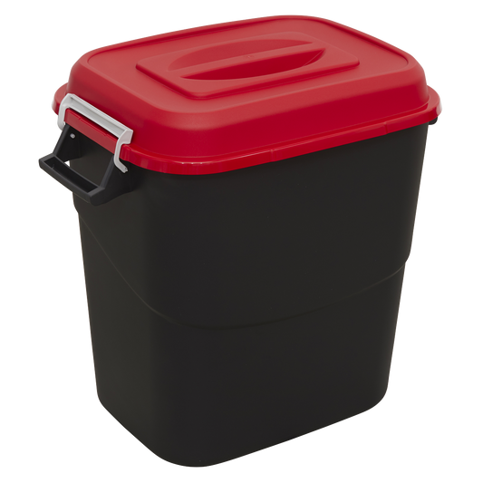 75L Refuse/Storage Bin - Red