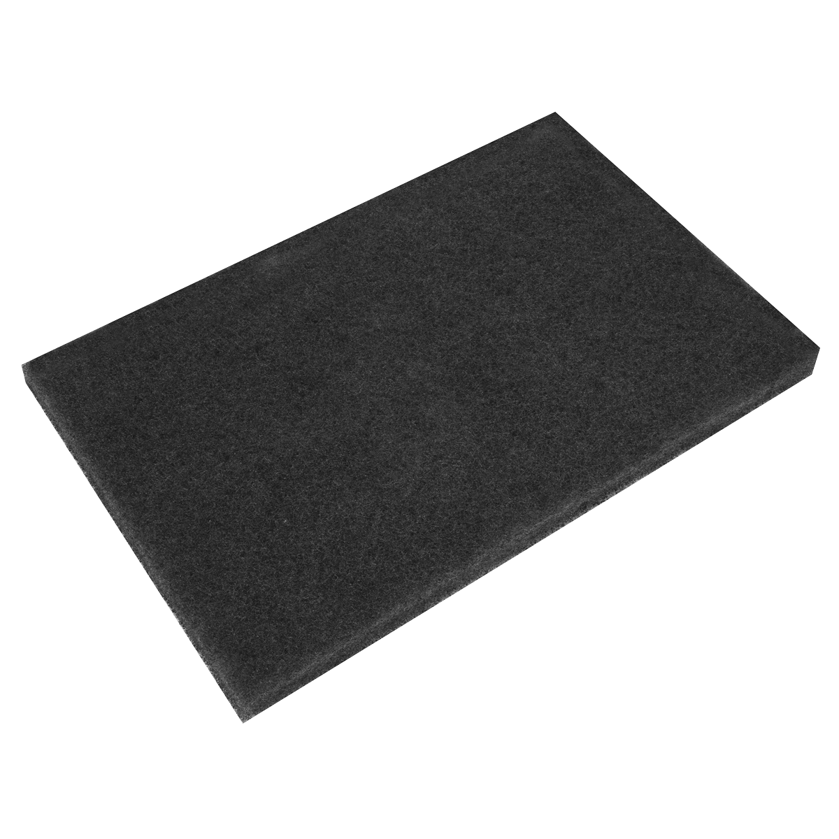 12 x 18 x 1" Black Stripping Pads - Pack of 5