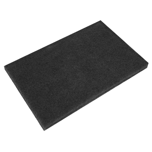 12 x 18 x 1" Black Stripping Pads - Pack of 5