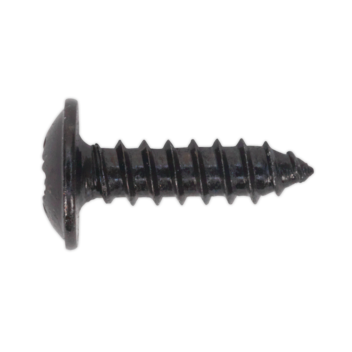 3.5 x 13mm Black Pozi Self-Tapping Flanged Head Screw - Pack of 100