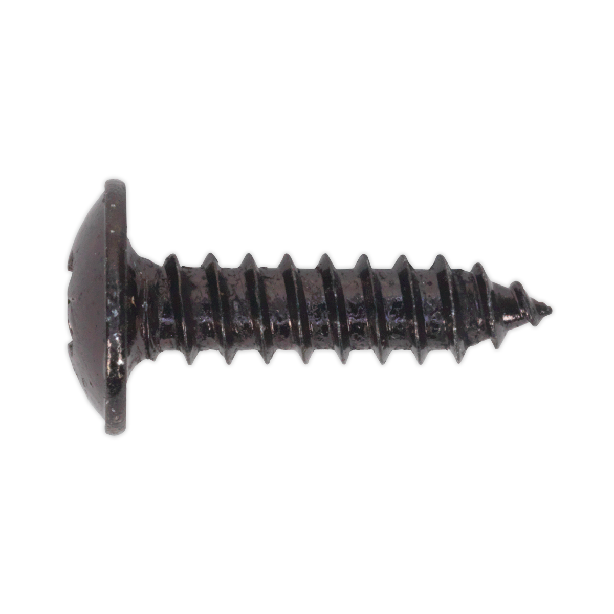 4.2 x 16mm Black Pozi Self-Tapping Flanged Head Screw - Pack of 100