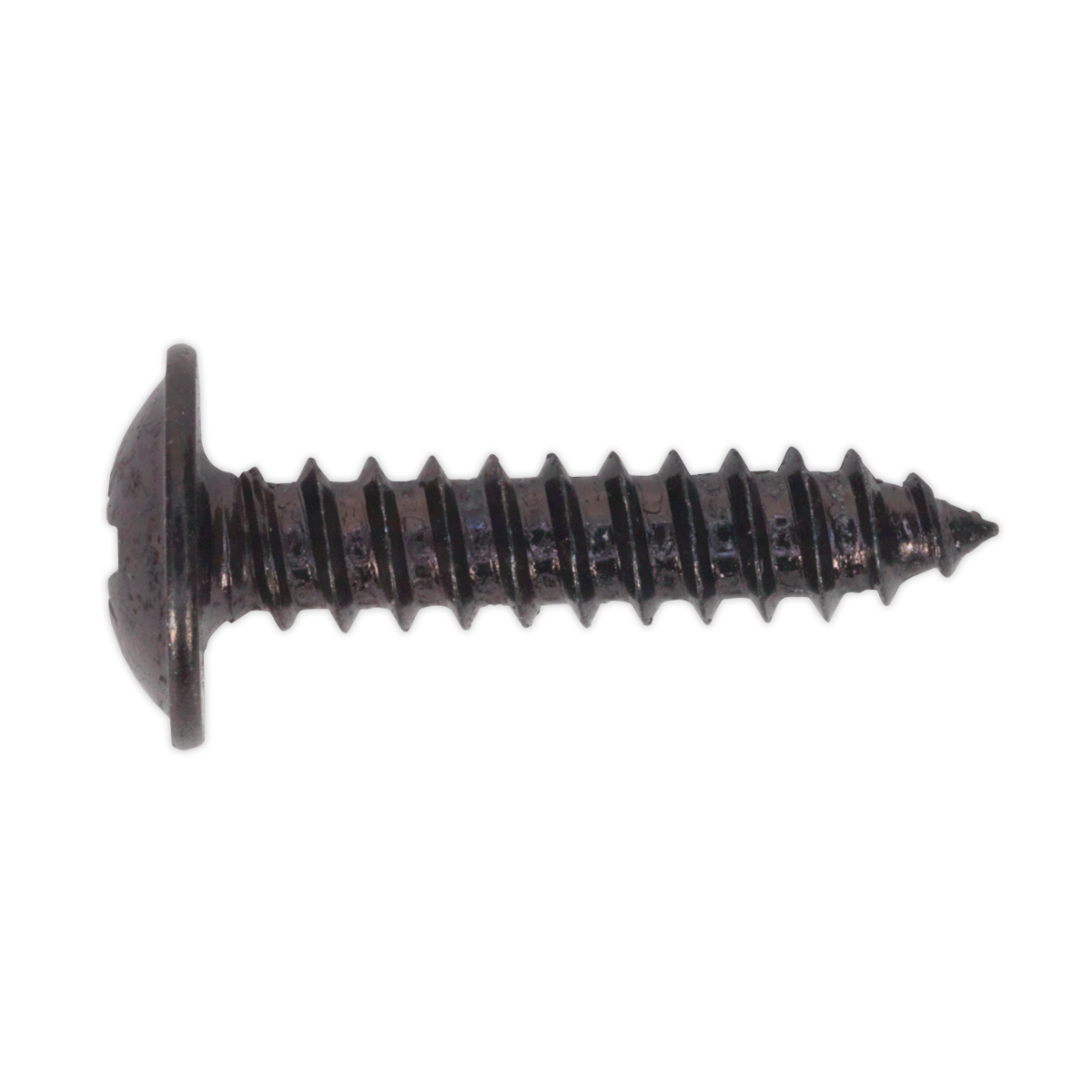 4.2 x 19mm Black Pozi Self-Tapping Flanged Head Screw - Pack of 100