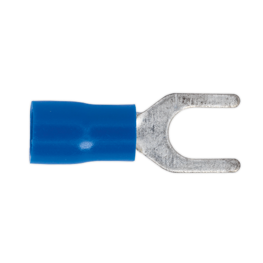 Ø5.3mm (2BA) Blue Easy-Entry Fork Terminal - Pack of 100