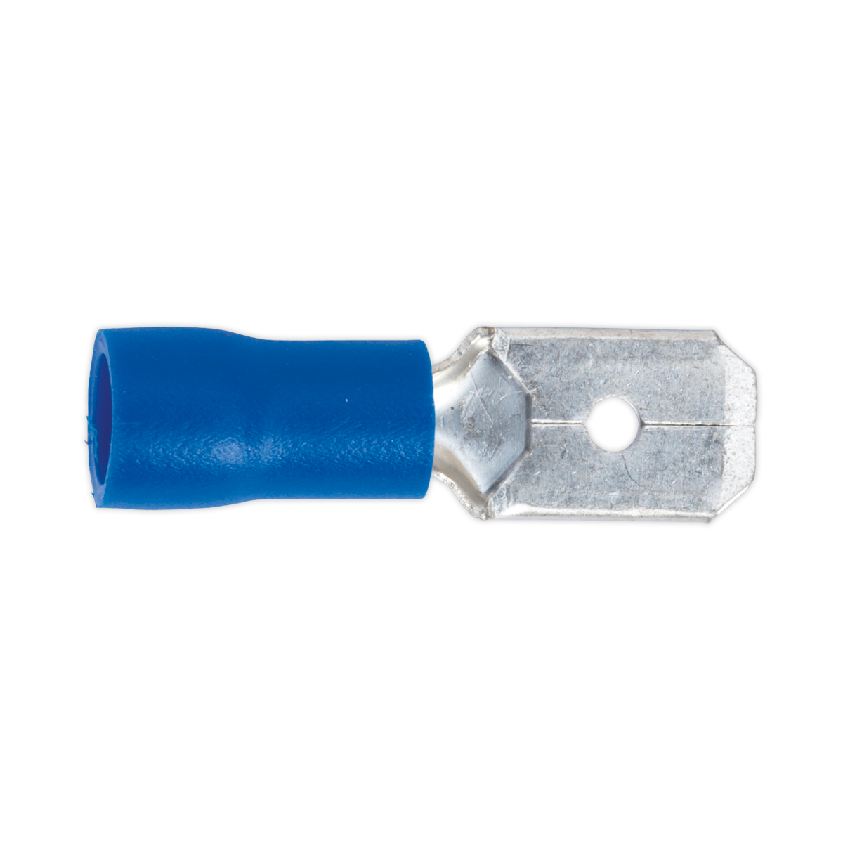 6.3mm Blue Push-On Male Terminal - Pack of 100