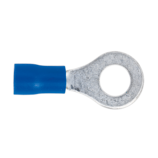 Ø6.4mm (1/4") Blue Easy-Entry Ring Terminal - Pack of 100