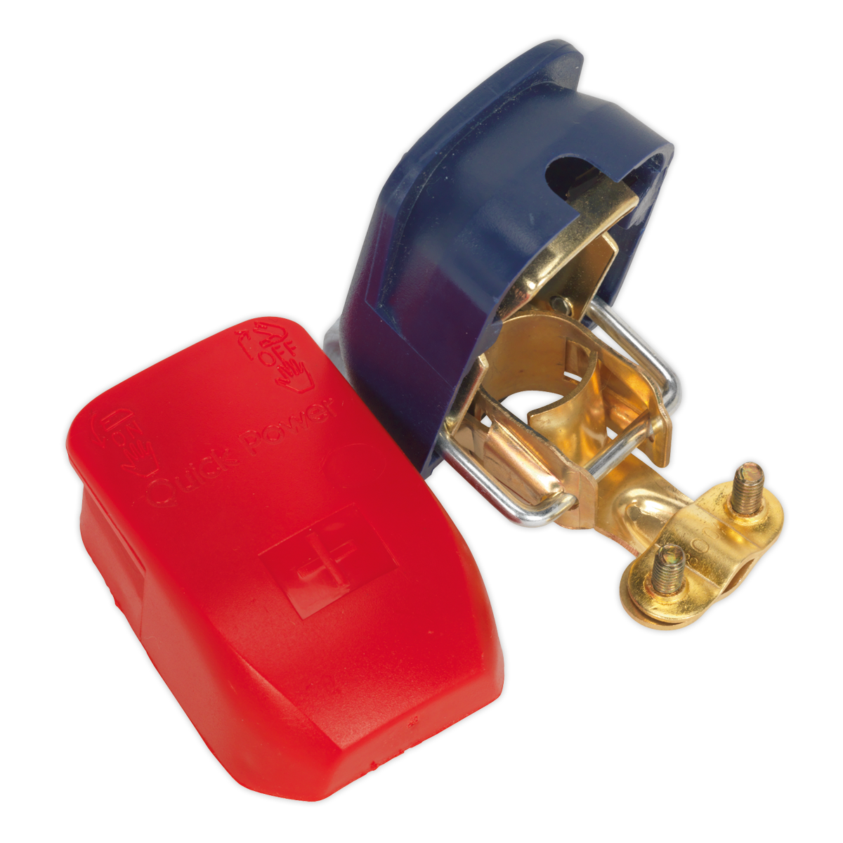 Quick Release Positive-Negative Battery Clamps - Pair