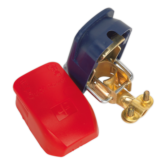 Quick Release Positive-Negative Battery Clamps - Pair