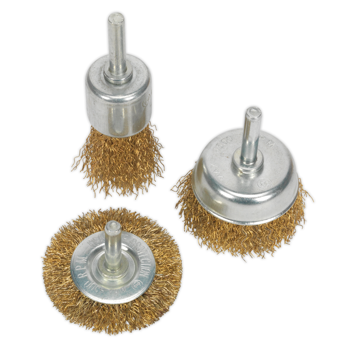 3pc Wire Brush Set