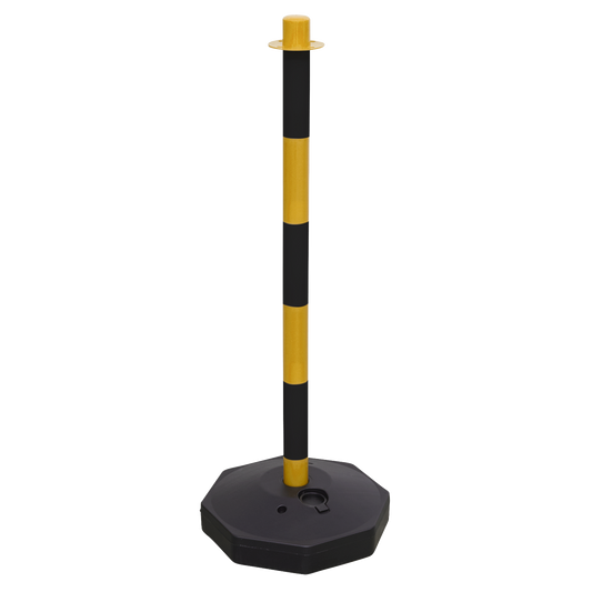 Black/Yellow Post with Base